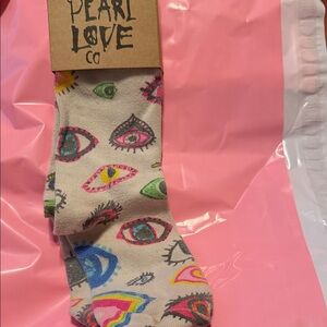 Magnolia Pearl Colorful Eye Pattern Socks